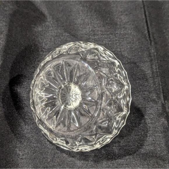 Vtg Hand Cut Crystal Ring Holder Trinket Dish 24% Lead Zajecar Yugoslavia 3" - Picture 4 of 7
